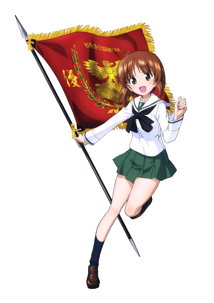 victory kanji Miho by  und Girls   Nishizumi powered Panzer  Wiki FANDOM