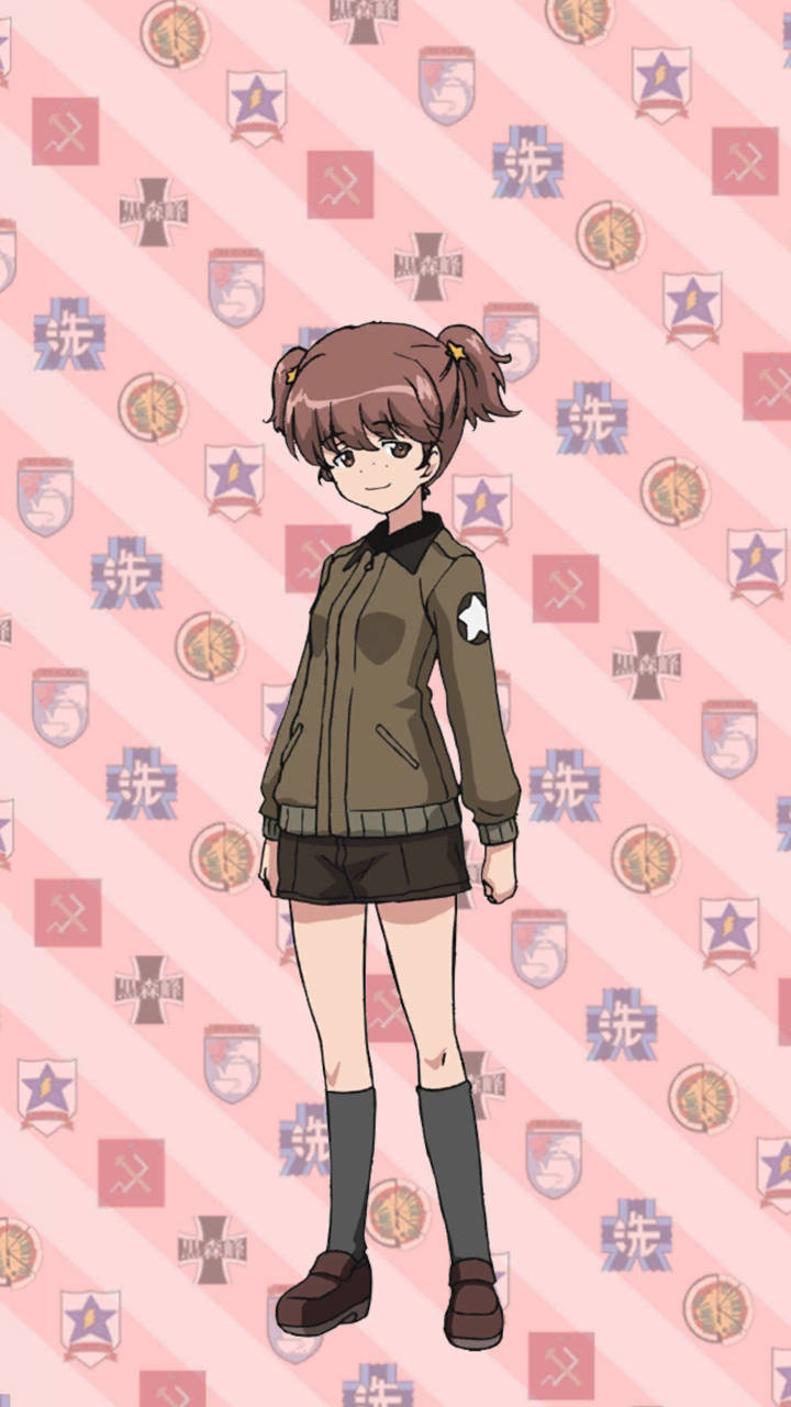 Image Alisa Saunders Sensha Uniform Upbystanpng Girls Und Panzer Wiki Fandom Powered By Wikia 