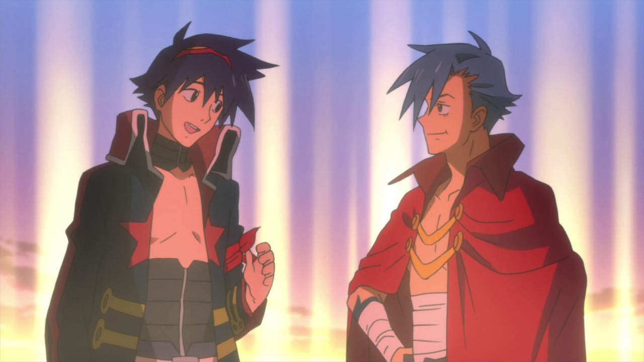 Image Simon And Kamina Tengen Toppa Gurren Lagann Wiki Fandom