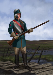 Valdaurian match lock musketeer by robbiemcsweeney-d6d13zp