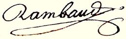 Signature rambaud jean