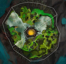 Draconis Mons floor 1 map