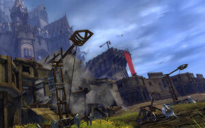 Stonemist Castle under attack