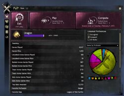 PvP Home interface