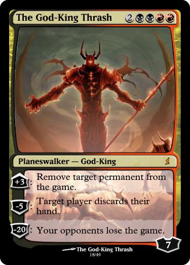 image gigas the god king thrash magic card jpg guildwars wikia what size are magic cards
