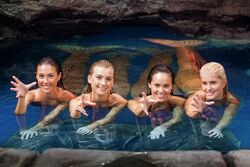 Merpeople in Moon Pool