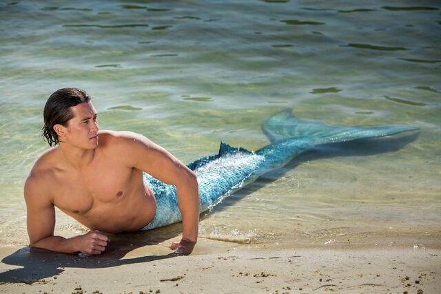 Zac in merman form  Mako mermaids, Fin fun mermaid, Silicone mermaid tails