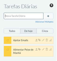 Tarefas Diárias