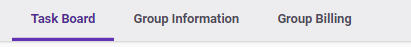 Group plan tabs