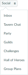 Social menu