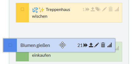 Rearranging Tasks