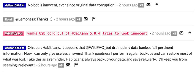 WikiFAQ bot humor-0