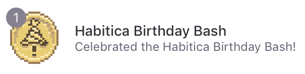 Birthday achievement