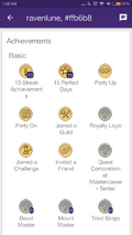 Android Achievement badges