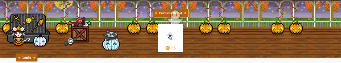 Seasonal shop halloween
