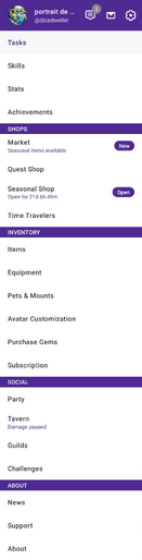 Android menu