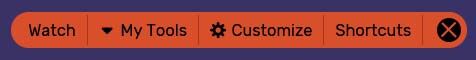 Wiki Toolbar customize default