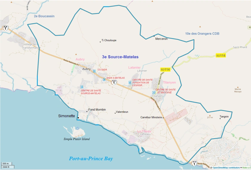 Titanyen Haiti Map Titanyen Haiti Map