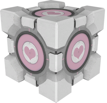 Aperture Science Weighted Storage Cube Half Life Wiki