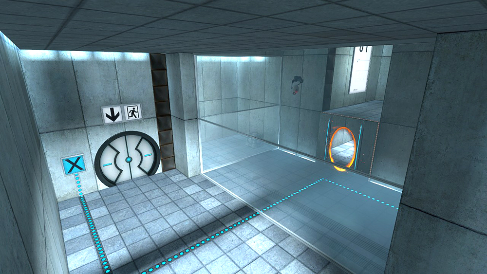 Портал 1 бита. Portal 2 тестовая камера 1. Half Life тестовая камера. Portal 1 Chambers. Фотоаппарат халф лайф 1.