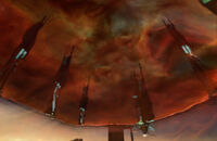 Overworld through portal