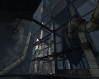Area between Sphere 7 and Gas Pump Station Test Shaft 09 Portal 2