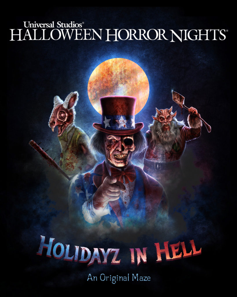 Holidayz in Hell Haunted  Maze  Halloween  Horror  Nights  