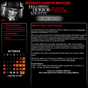 Halloween Horror Nights Islands Of Fear Halloween Horror Nights