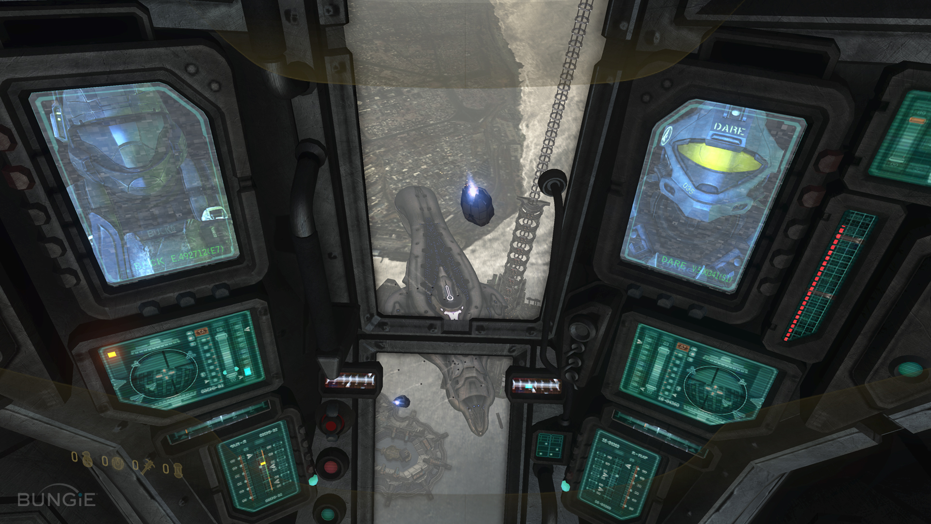 Image result for halo 3 ODST drop pod scene