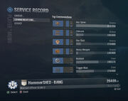 Service record