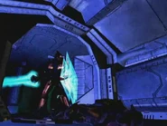 Sangheili point defence gauntlet