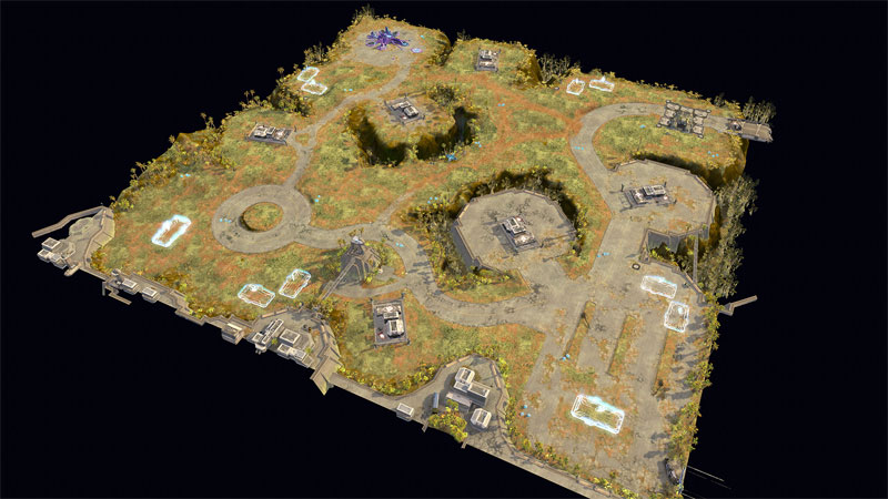 halo wars definitive edition pc map