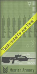 Misriah Armory Werbeplakat