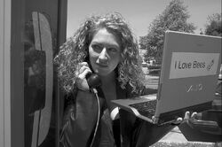 Mcgonigal payphone b&w