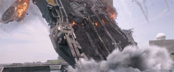 UNSC New Century crashing into Sydney