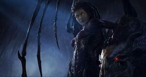 InfestedKerrigan SC2 Art1