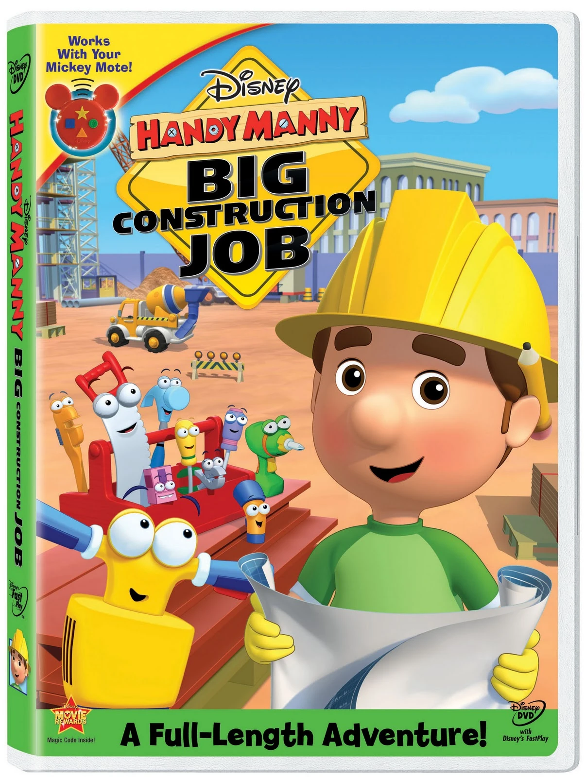 Big Construction Job DVD Handy Manny's Wiki FANDOM powered by Wikia