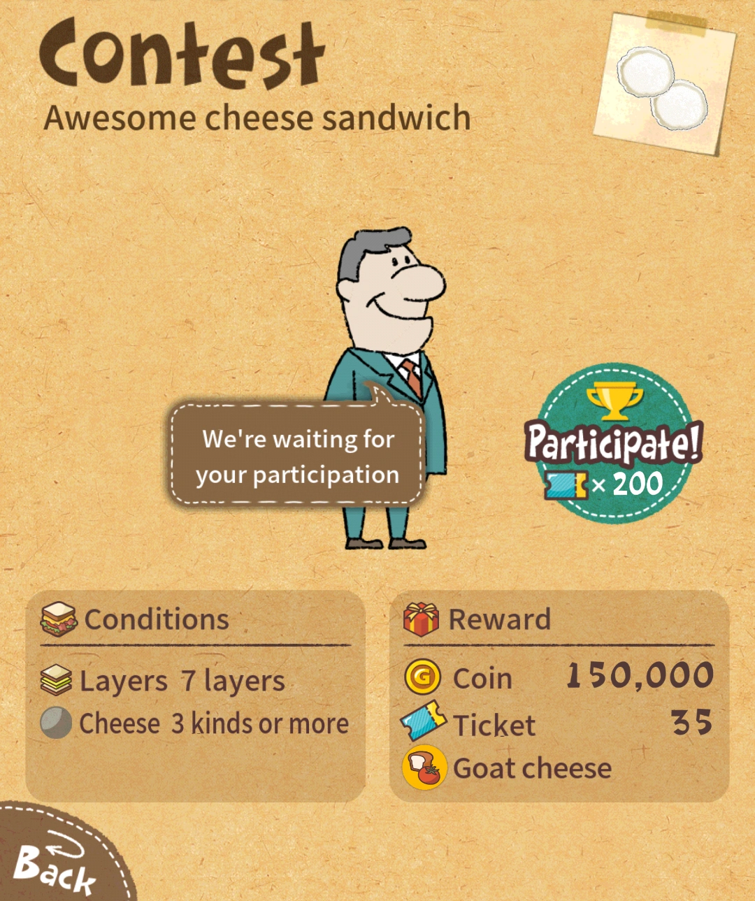 Contest Happy Sandwich Cafe Wikia FANDOM powered by Wikia