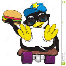 Penguin burger