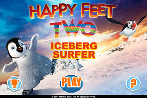 Happy Feet Two Iceberg Surfer Main Menu