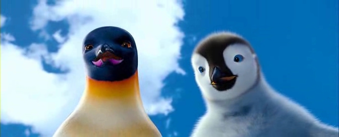 gloria and mumble happy feet milong para as missoes