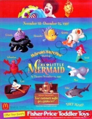 little mermaid boat toy