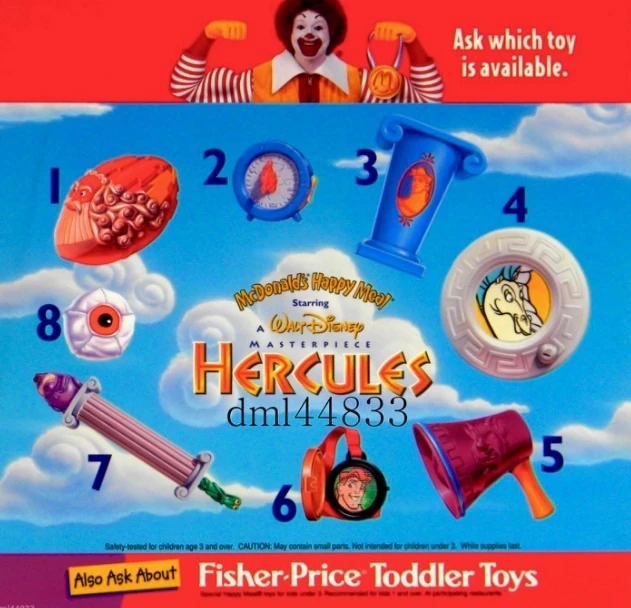 Hercules (McDonald's, 1998) Kids Meal Wiki FANDOM powered by Wikia