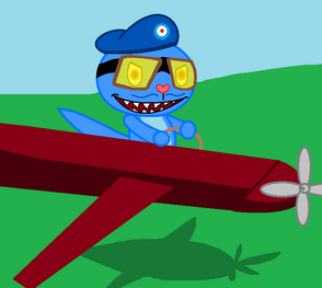 Spitfire flying