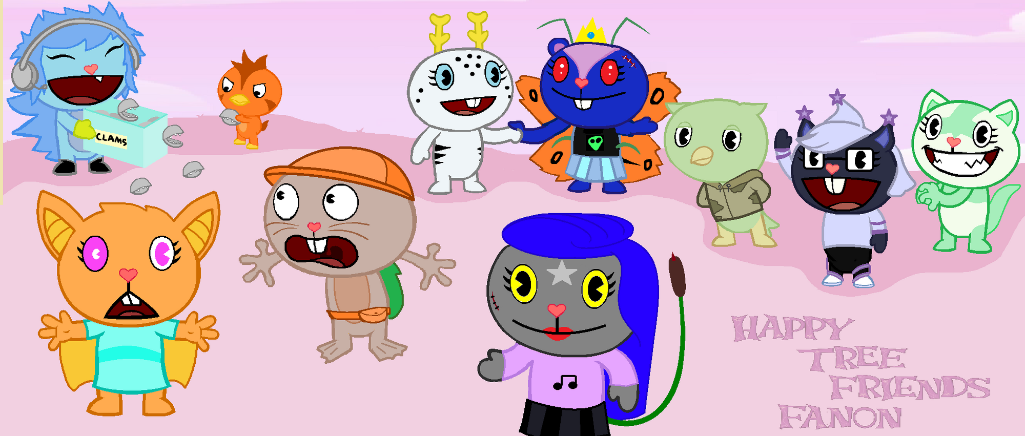 Image - 2016characters.png | Happy Tree Friends Fanon Wiki | FANDOM ...