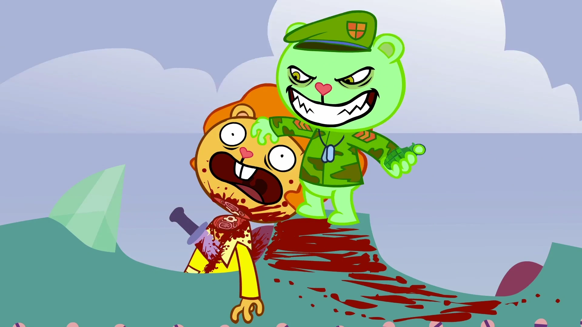 Image STV1E13.2 Disco Bear dead.png Happy Tree Friends Wiki