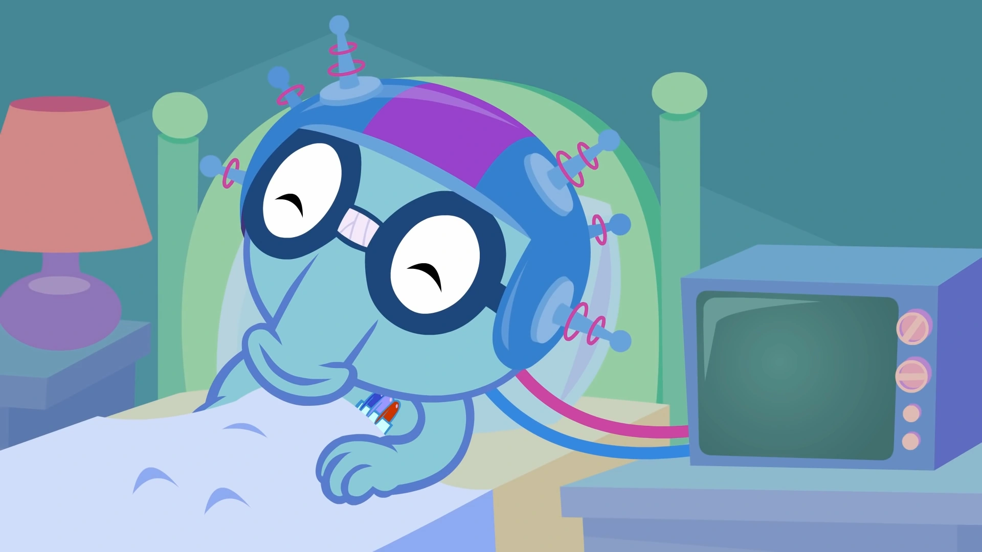 Image S4E9 Sniffles Sleeping.png Happy Tree Friends Wiki FANDOM