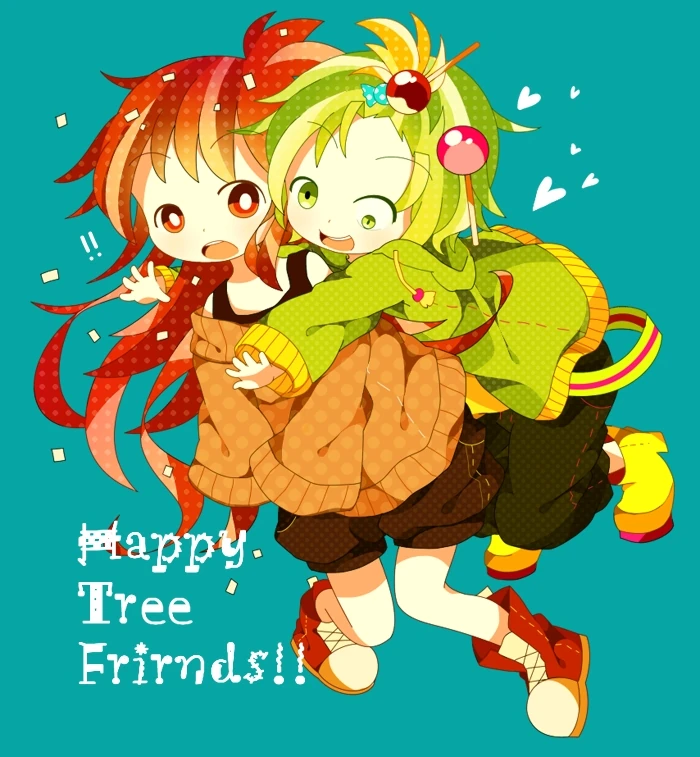 Happy Tree Friends Nutty X Flaky