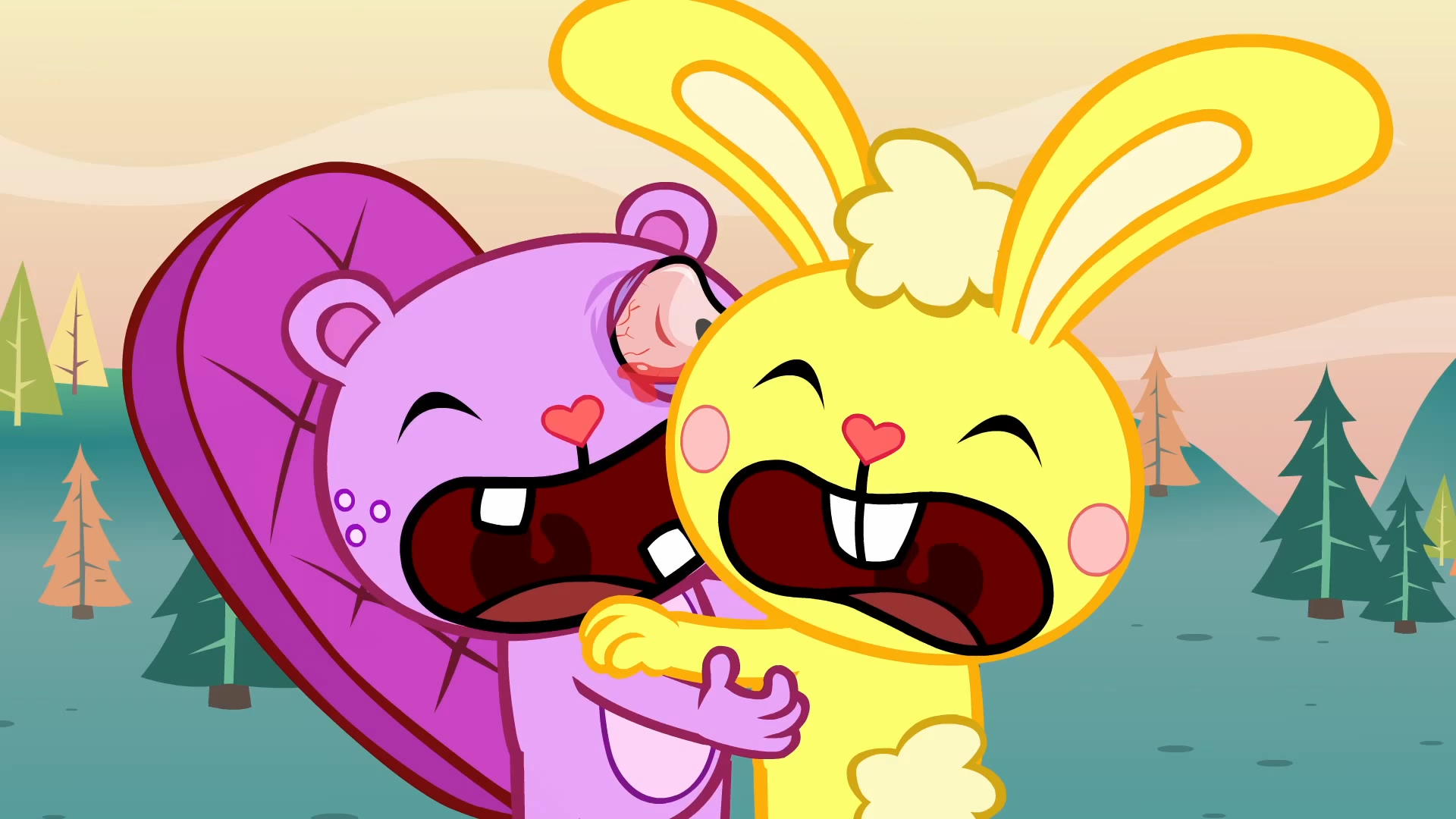 Image S4e8 Cp Toothy And Cuddlespng Happy Tree Friends Wiki Fandom Powered By Wikia 8786