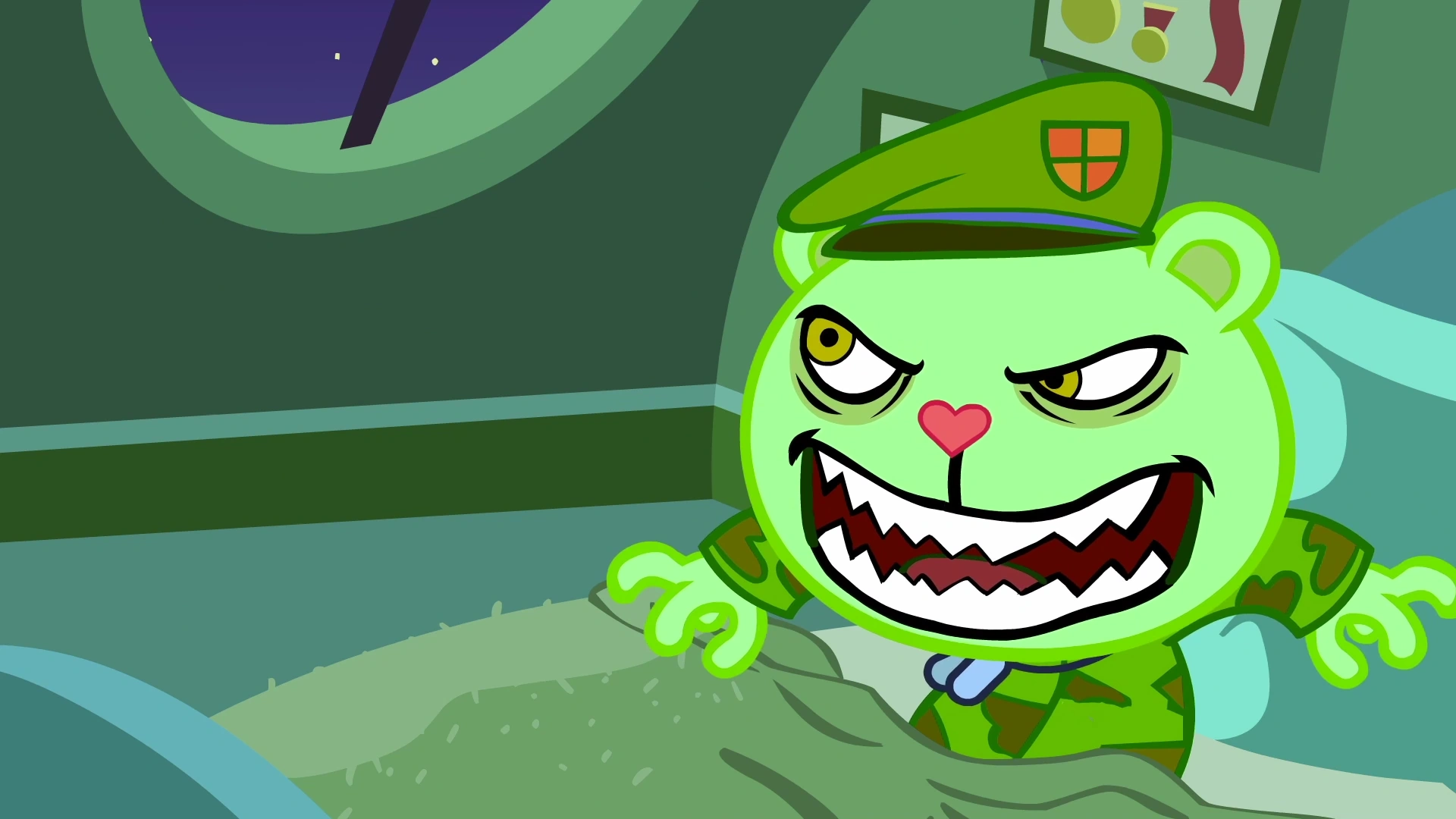 Image STV1E13 1 Flippy turns into Fliqpy 2 png Happy Tree Friends